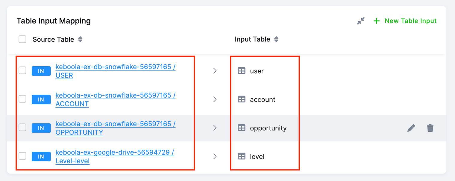 Screenshot - Edit the input mapping